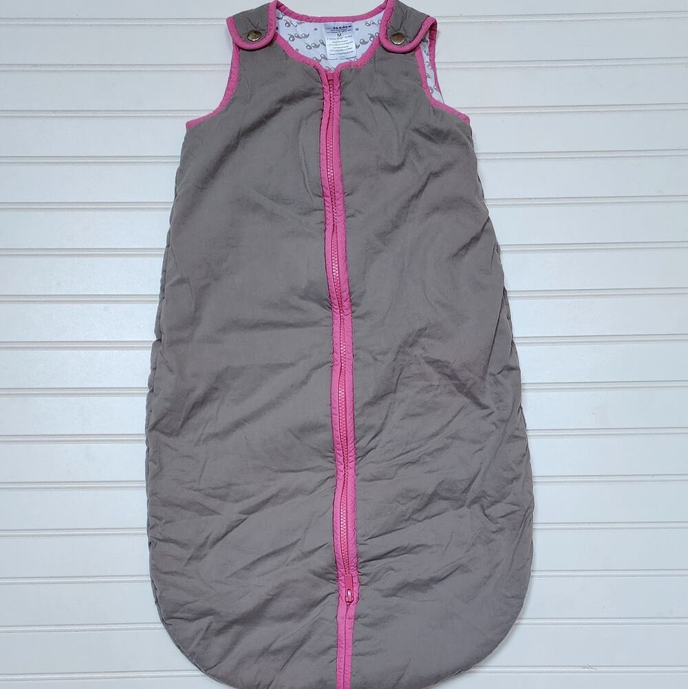 Baby Deedee Sleep Nest Sleep Sack Tog 2.5 Size M (6-18 Months) Gray & Pink